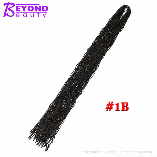 Zizi Braiding hair Micro Zizi Omber Blonde Purple Blue Grey colors Synthetic Box Braids hair micro zizi